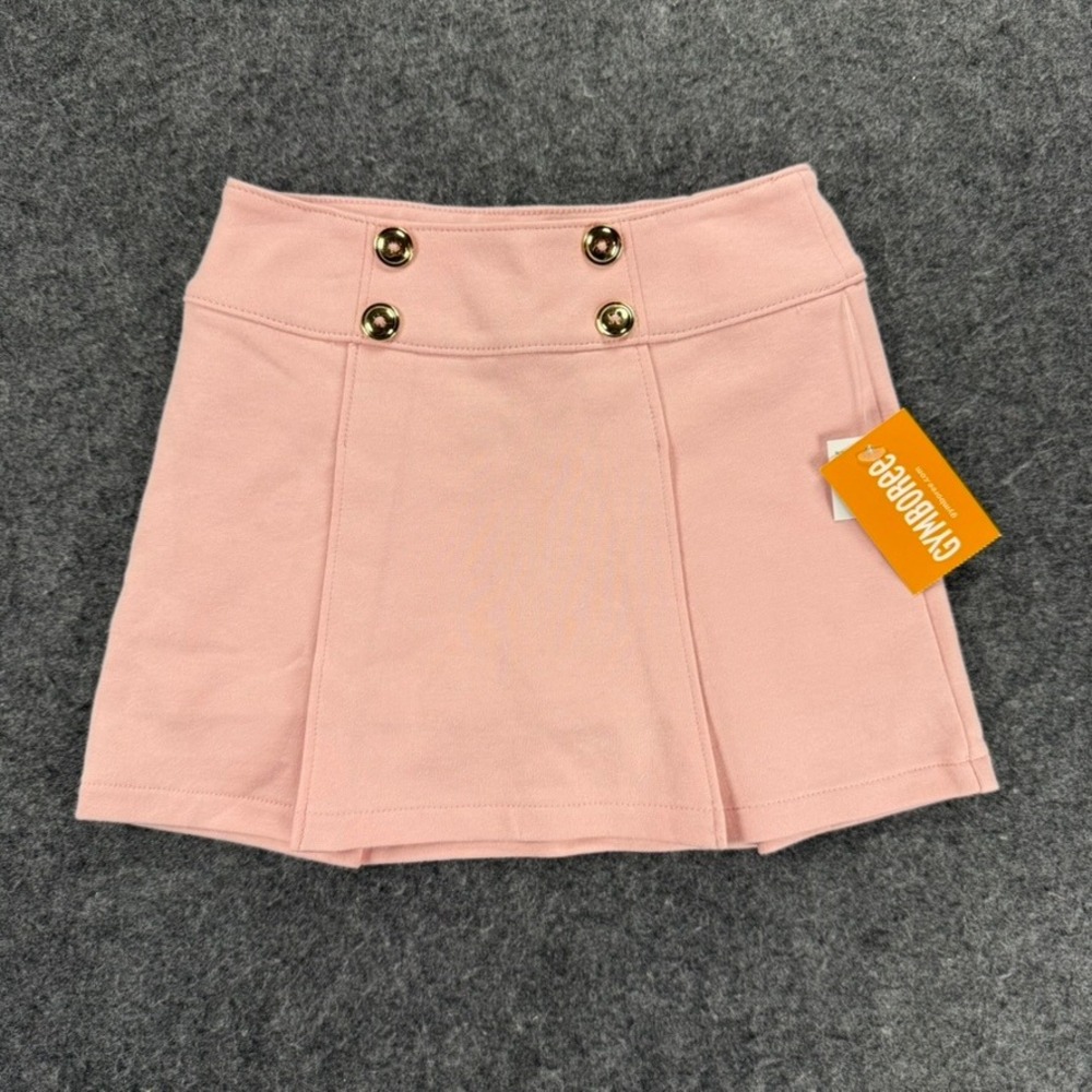 Gymboree Baby Toddler Girls Fuzzy Pink Pleated Skirt with Built In Shorts 2T NWT